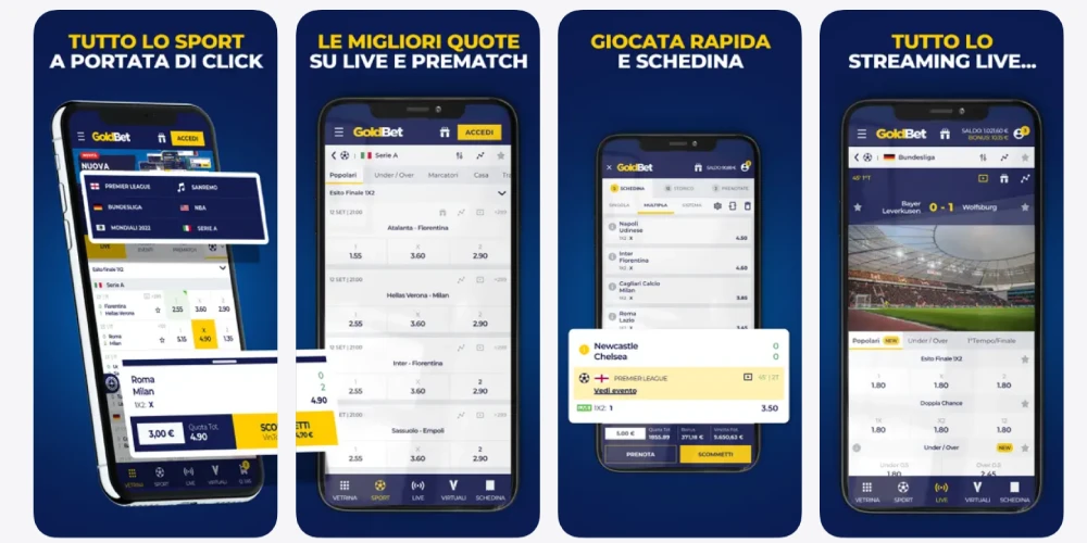 App scommesse per il live streaming