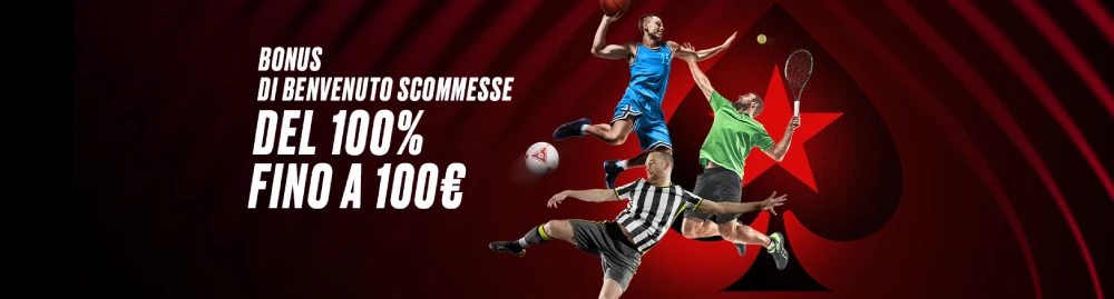 Bonus benvenuto sport PokerStars